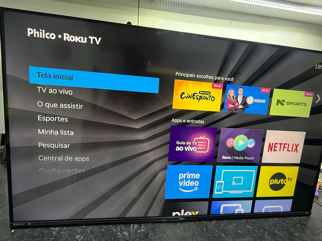 Tv led Philco rokutv 50 polegadas UHD 4K Wi-Fi YouTube Netflix borda infinita ENTREGO - Foto 4