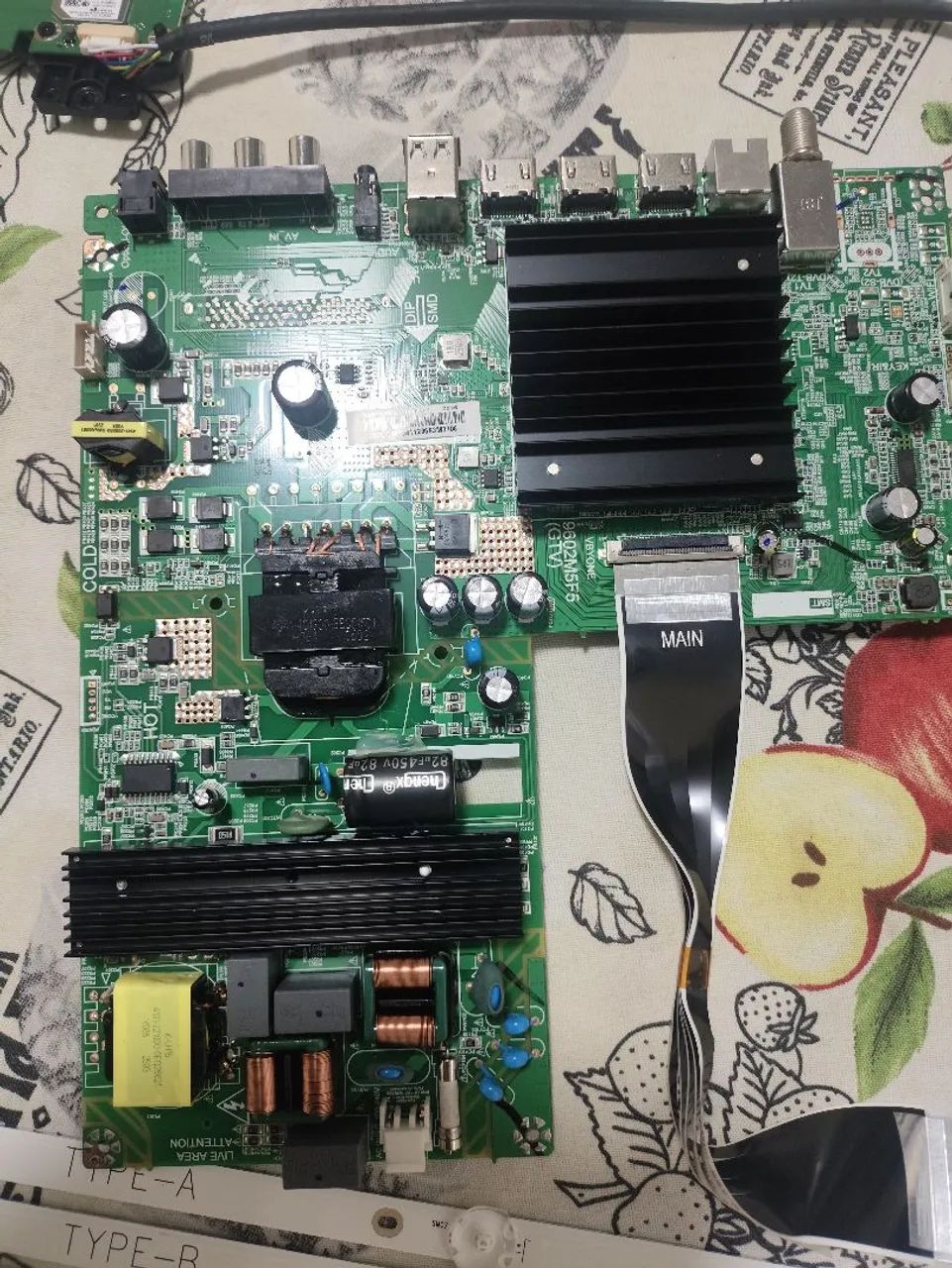 Philips 50 polegadas Série 7000 placa e assessórios  - Foto 2