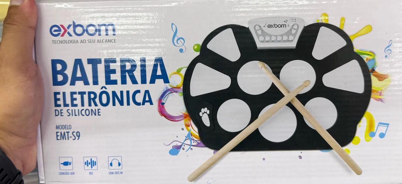 BATERIA ELETRONICA DE SILICONE REF: EMT-S9