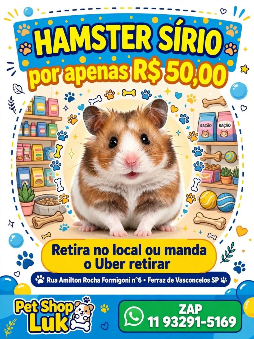 Hamster sírio 