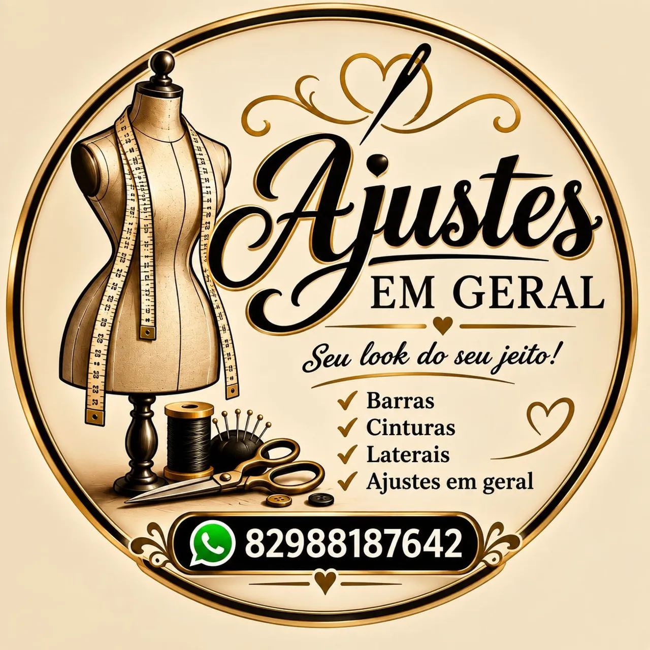 AJUSTES DE ROUPAS .