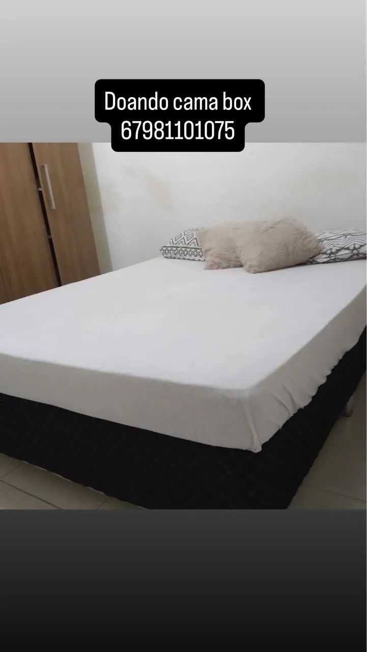 Doando cama box usada 