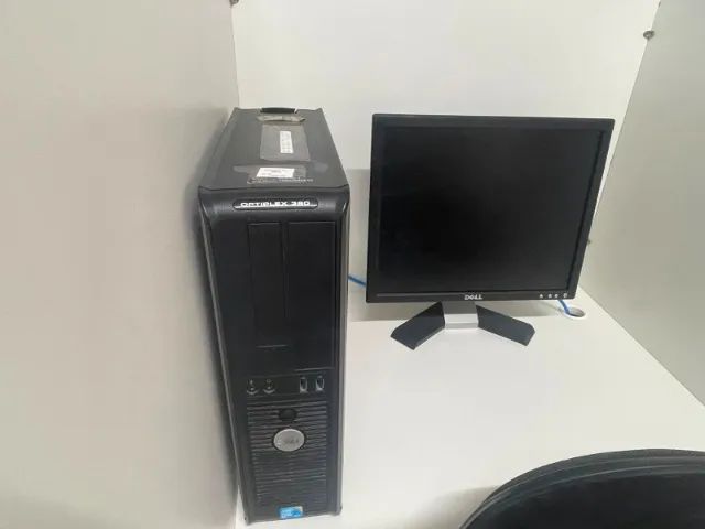 CPU Dell Dual Core (Kit com monitor, teclado e mouse)