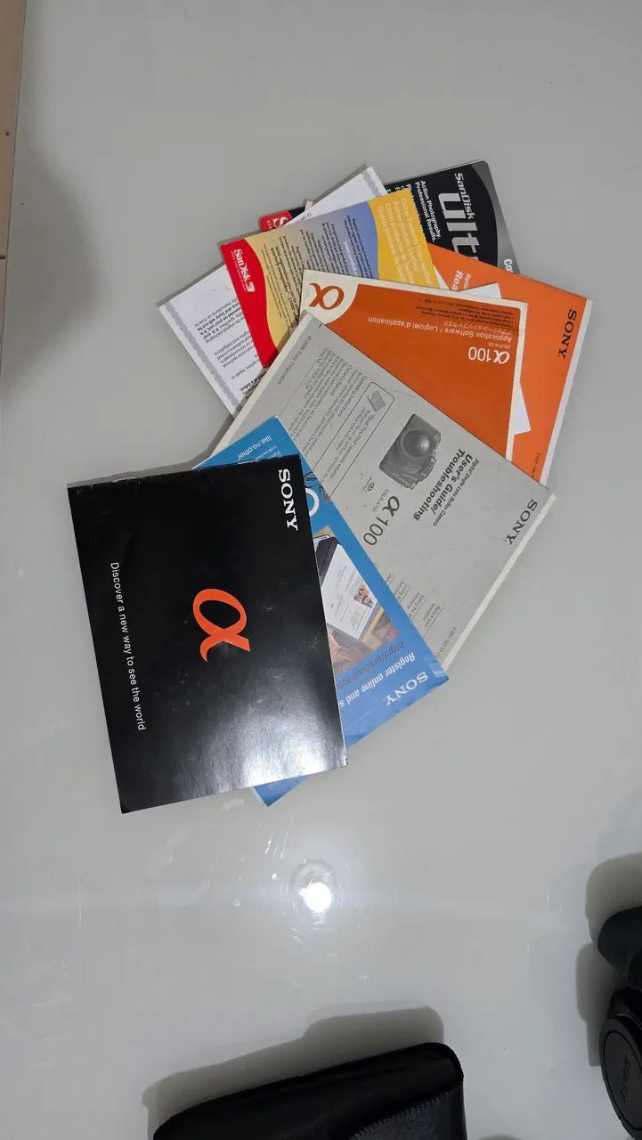 Câmera Sony com lentes - Foto 2
