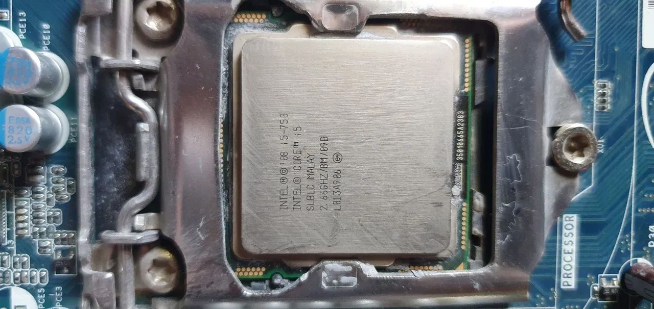 Placa mãe intel dh55pj+processador i5 750 - Foto 2