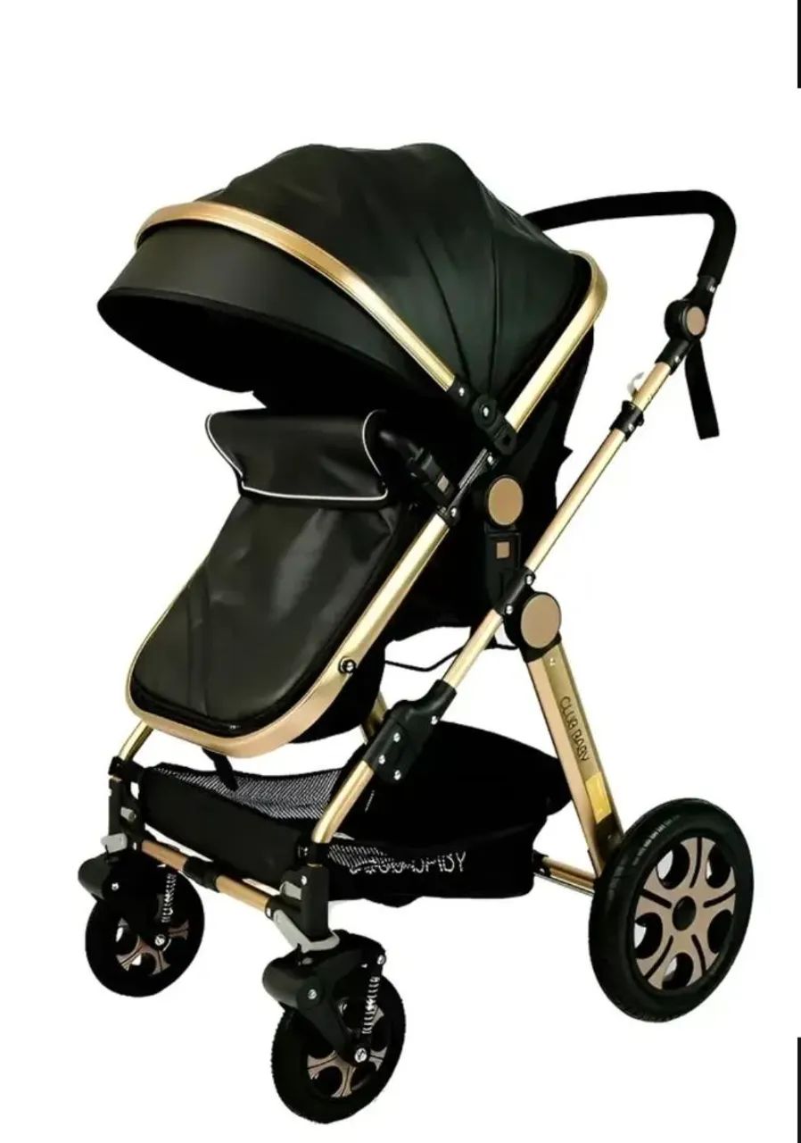 Carrinho de bebê europeu 3 posições. - Foto 2