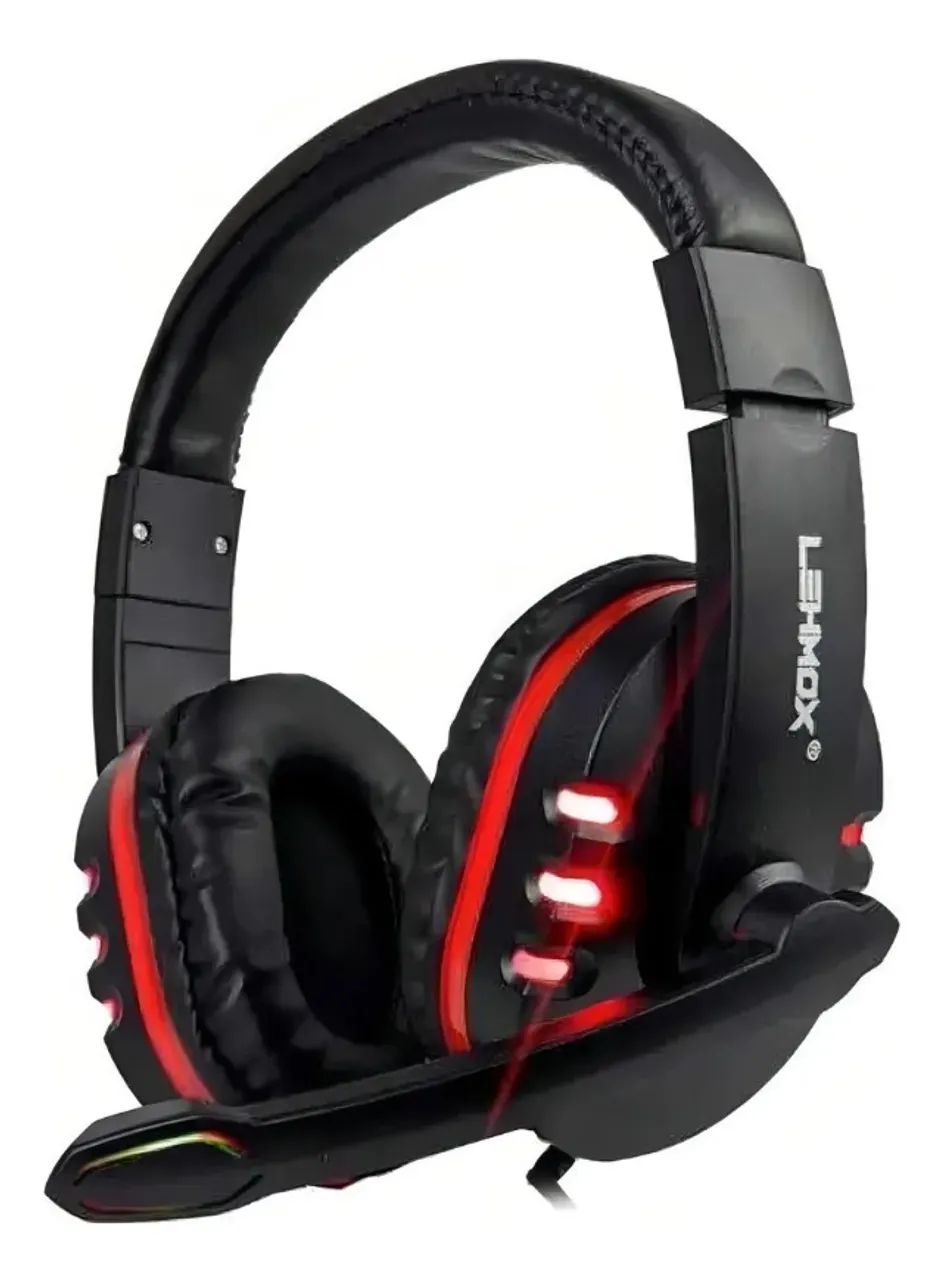 Headset Gamer Lehmox LEF-1040 USB com Microfone LED Estéreo para PC Gamer e Notebook de ou - Foto 2