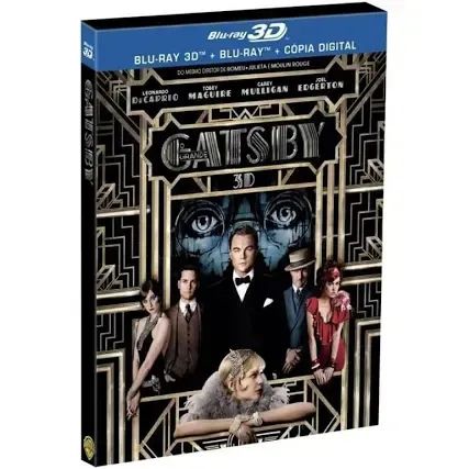 Blu-Ray O Grande Gatsby- Duplo com Luva Lenticular
