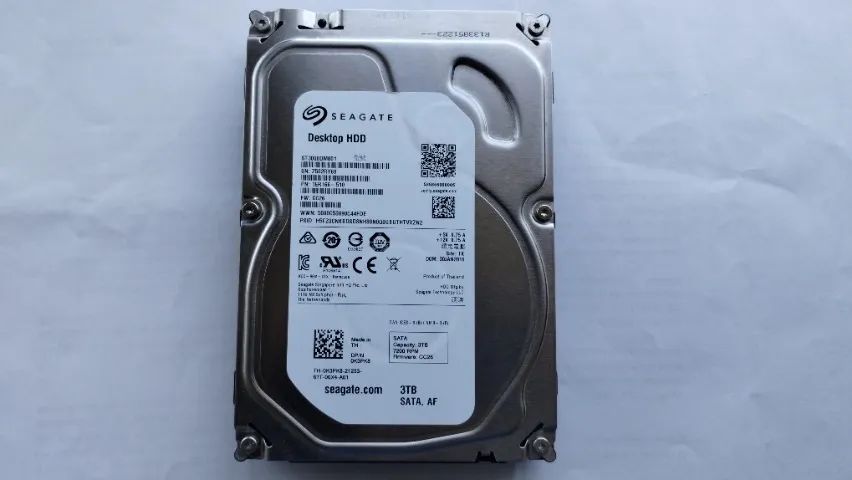 HD Seagate 3TB 7200 RPM 3.5 Polegadas