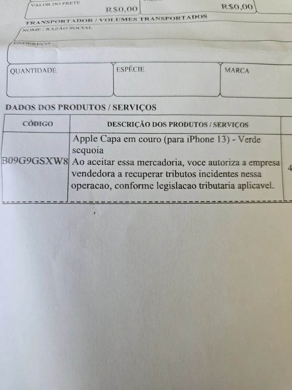 Capa iPhone 13 Couro Original nova - Foto 4