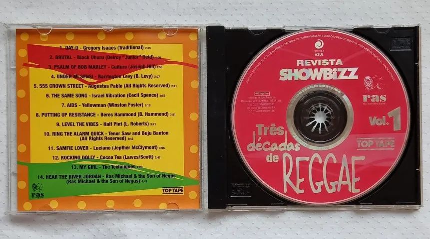 CD Três Décadas De Reggae Vol. 1 - Revista Show Bizz - Foto 2