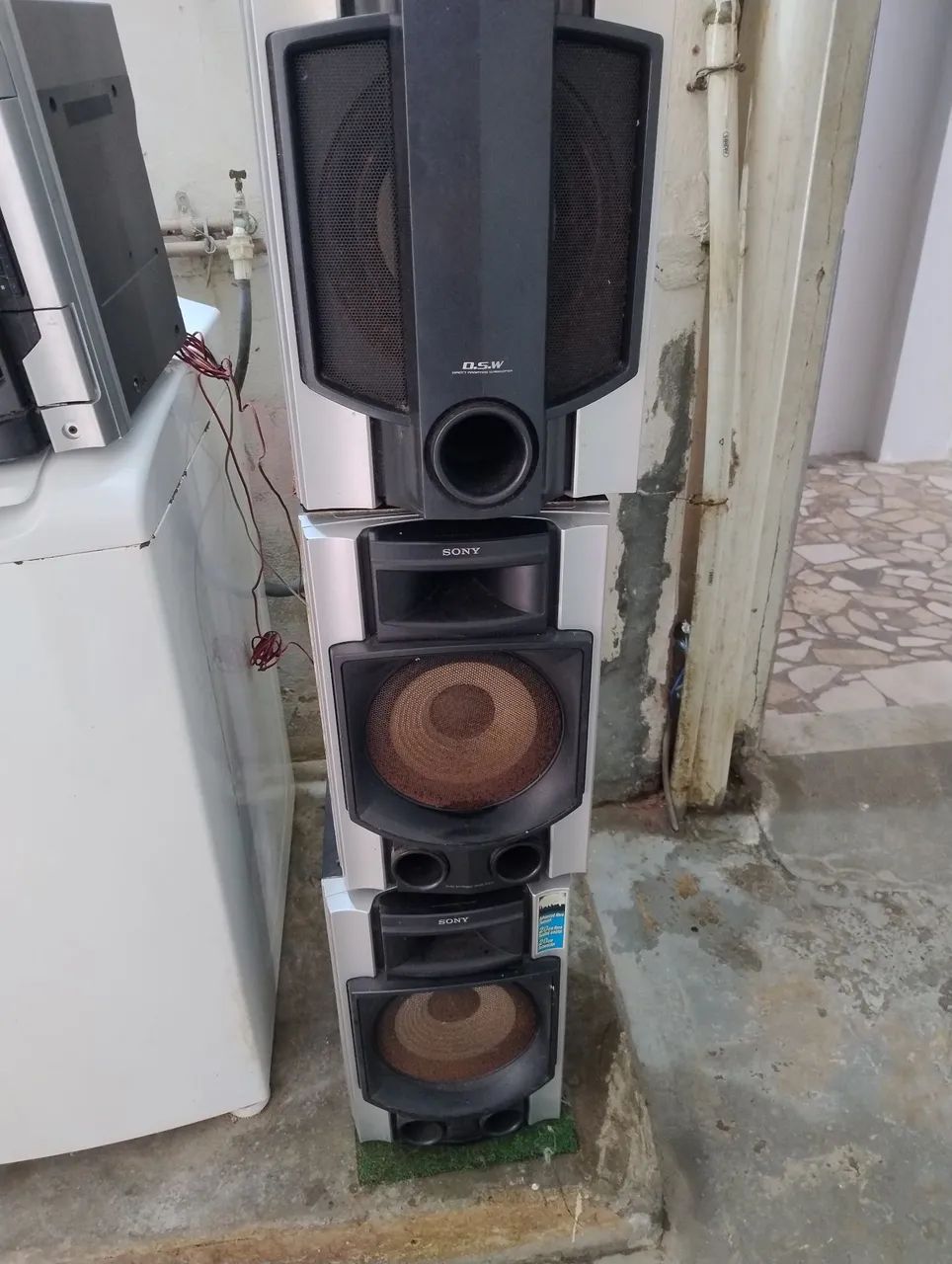 Caixas de som Sony SS GNX600 e Subwoofer - Imperdível - Aparelhos