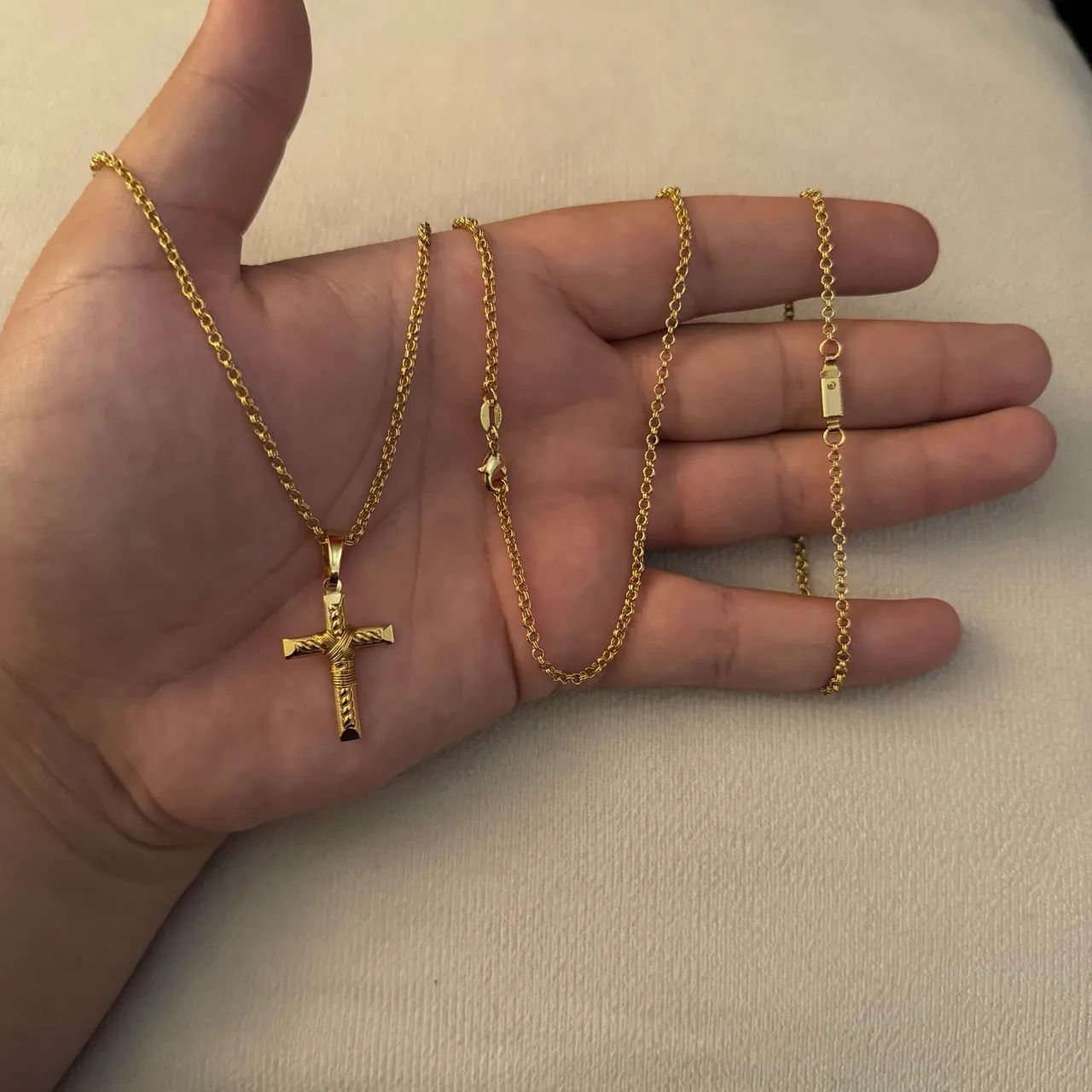 Corrente pingente e pulseira com garantia! - Foto 5