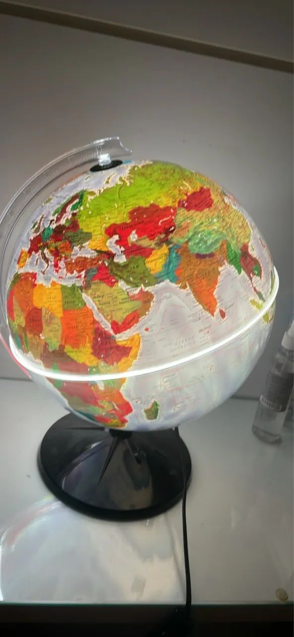 Globo Terrestre Iluminado Novo, 48cm de diâmetro - Foto 3