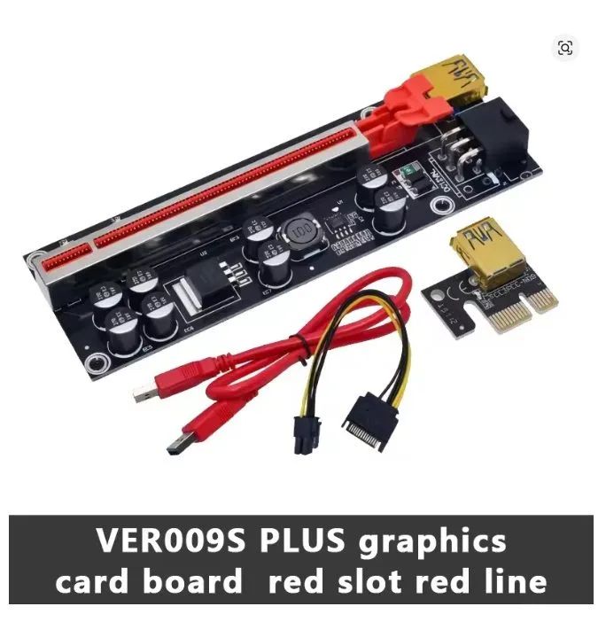 Placas Riser Ver009S Plus PCIe x1 para X16 - Foto 3