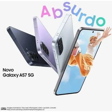 Galaxy A57 5G (128GB) - Cinza - Foto 2