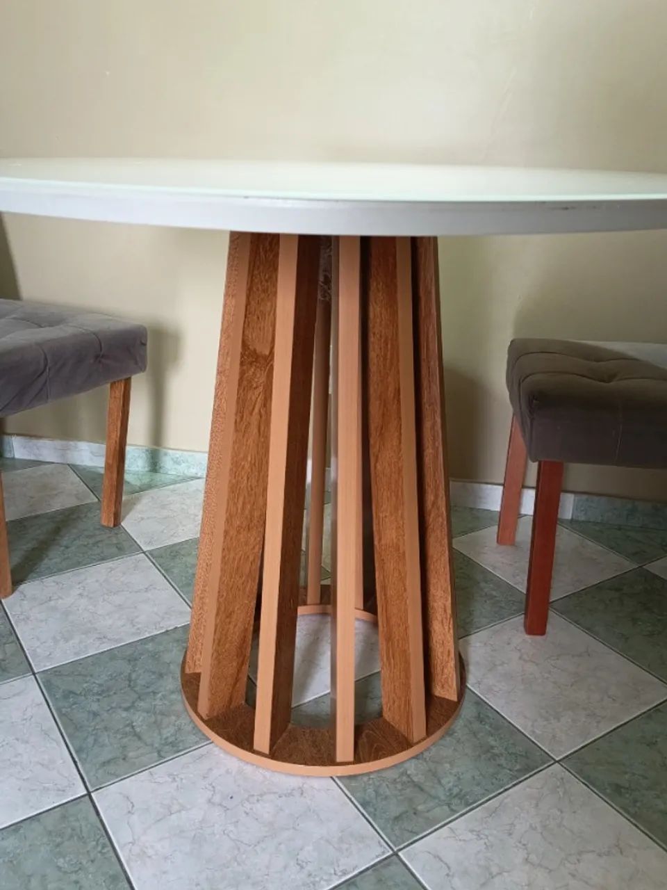 Mesa de jantar redonda - Foto 4