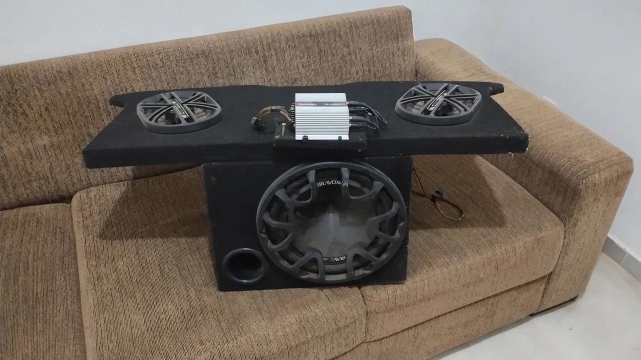 Auto Falante 69 + Sub + módulo 400RMS