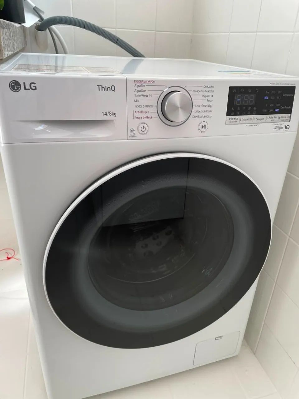 Lava e Seca Smart LG - 14kg Branca