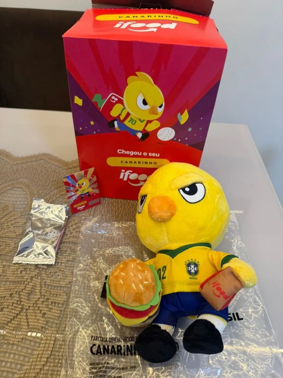 Canarinho Ifood Copa 2002 - Ronaldo Fenômeno