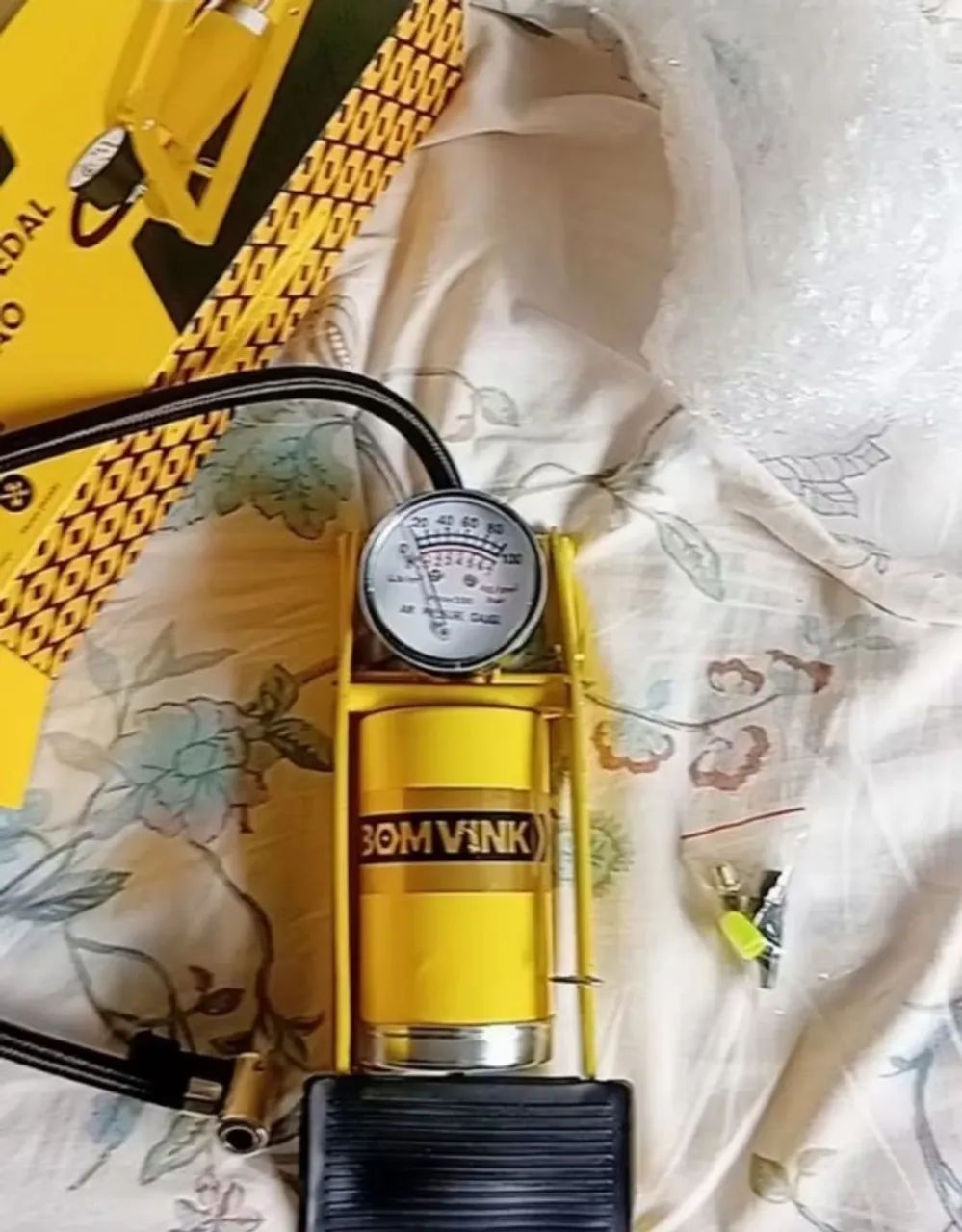 Bomba de Ar para carro, bicicleta e bola