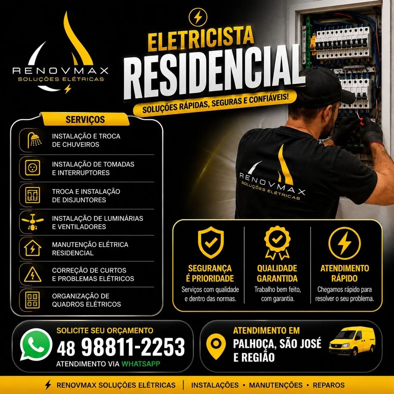Eletricista residencial