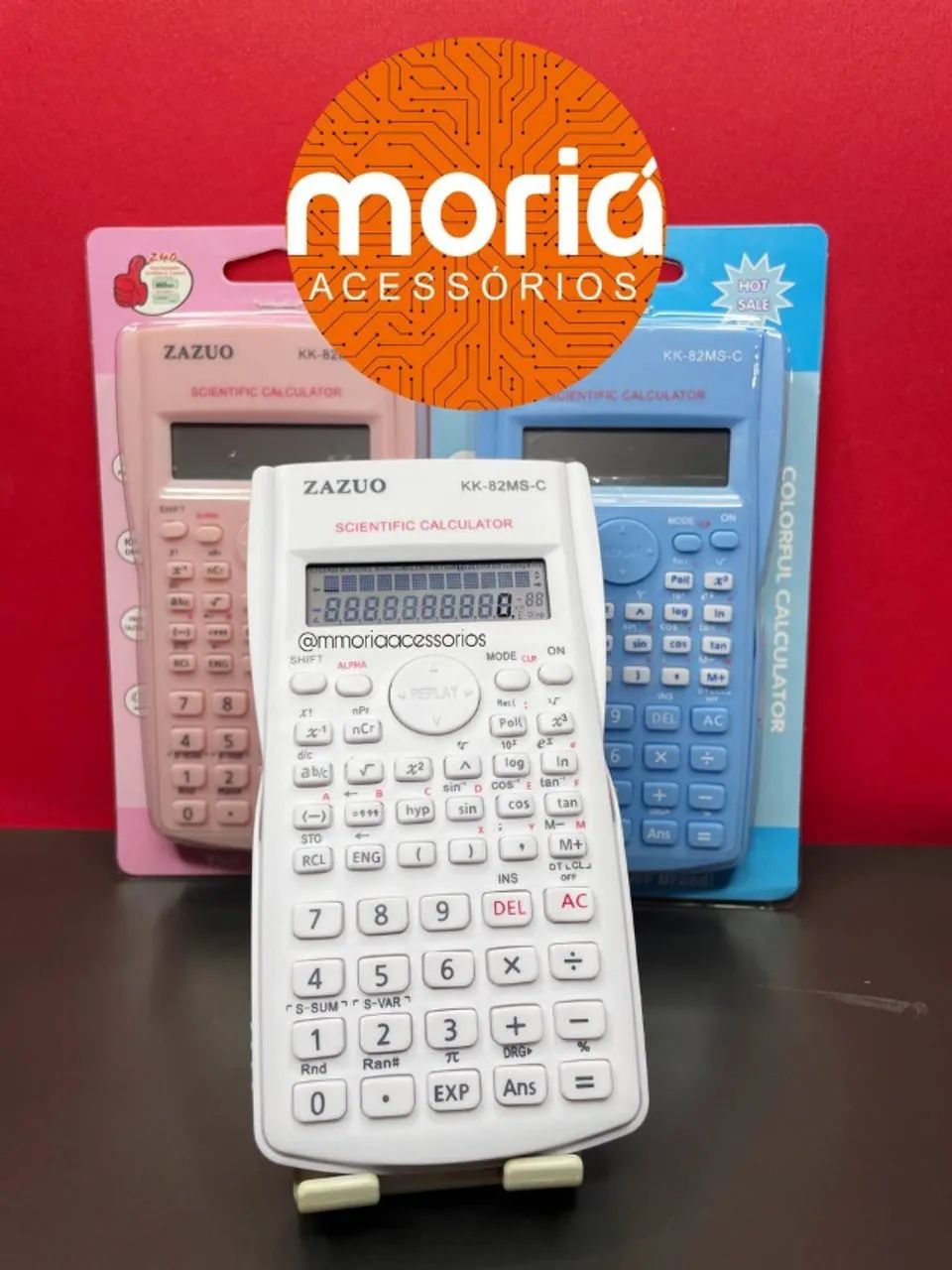 Calculadora Cientifica 82ms 240 Funções Display 2 Linhas com capa protetora Estudante - Foto 2