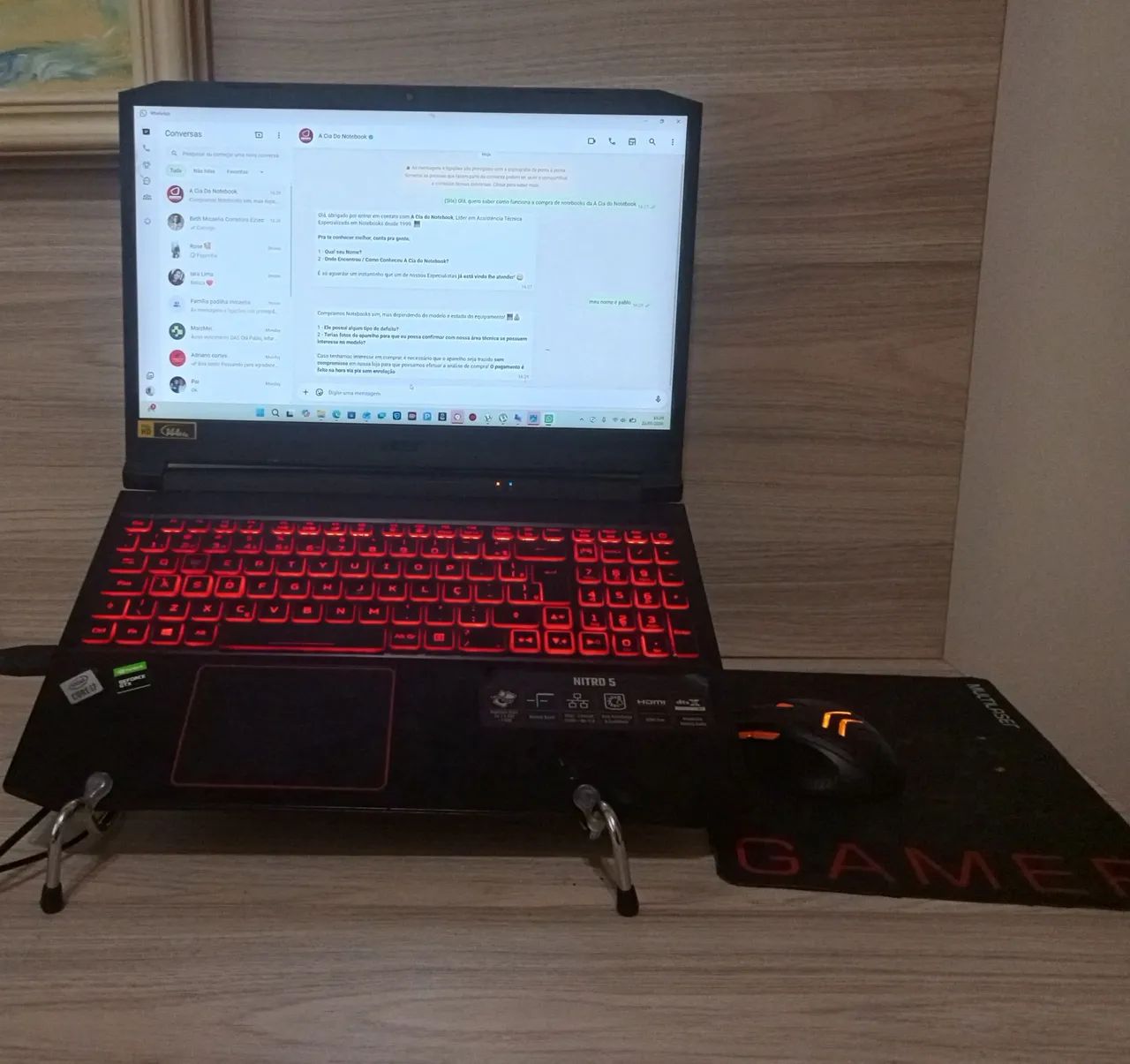 Notebook Acer nitro gamer i7 - Foto 3
