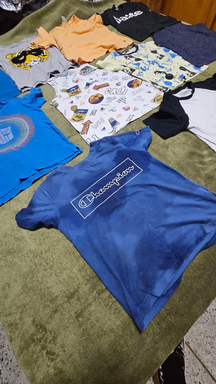 Camisa infantil 3/4 anos