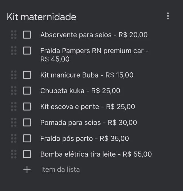 Fralda - Kit maternidade  - Foto 2