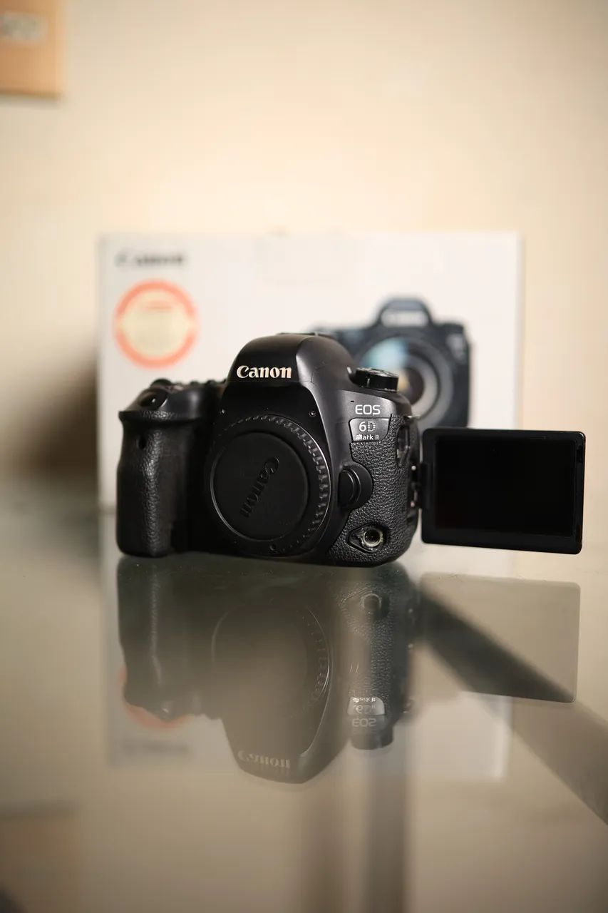 Canon 6D Mark II - Câmera Usada como Backup - Excelente Estado