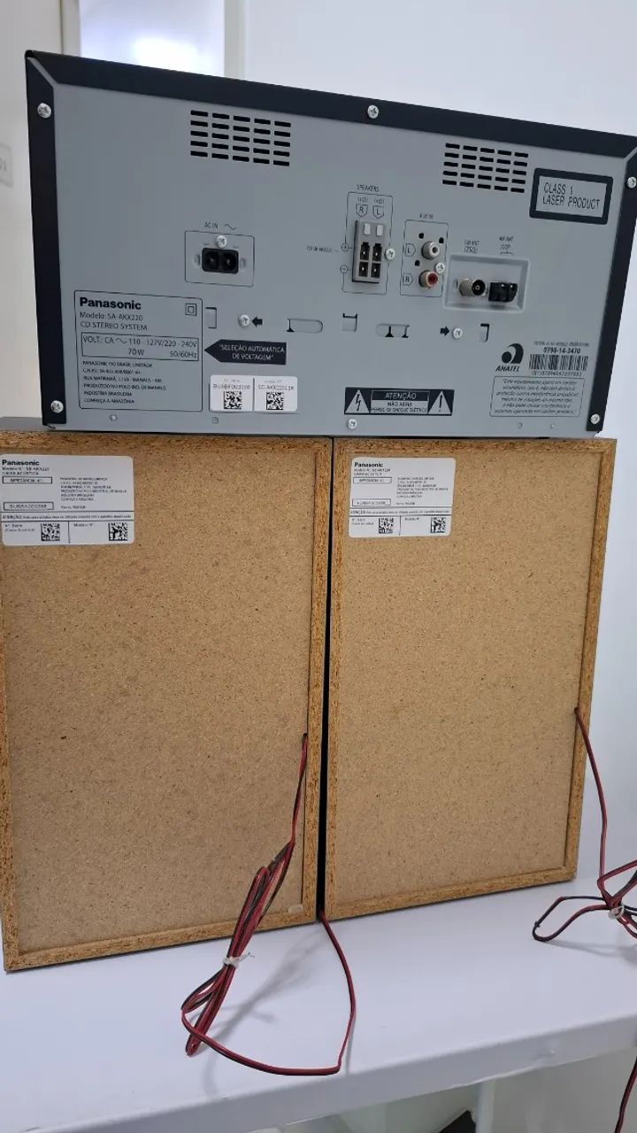 Aparelho de som - Mini System Panasonic - Foto 3