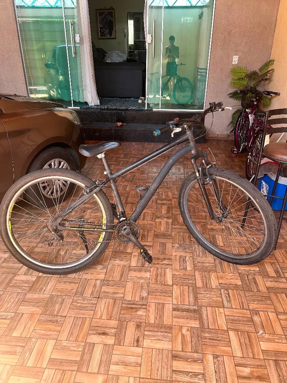 bicicleta de marcha, aro 29 preta - Foto 2