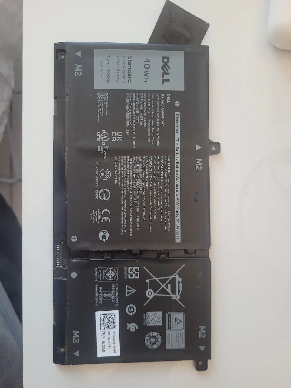 Bateria P/notebook Dell Latitude 3410 original - Foto 2