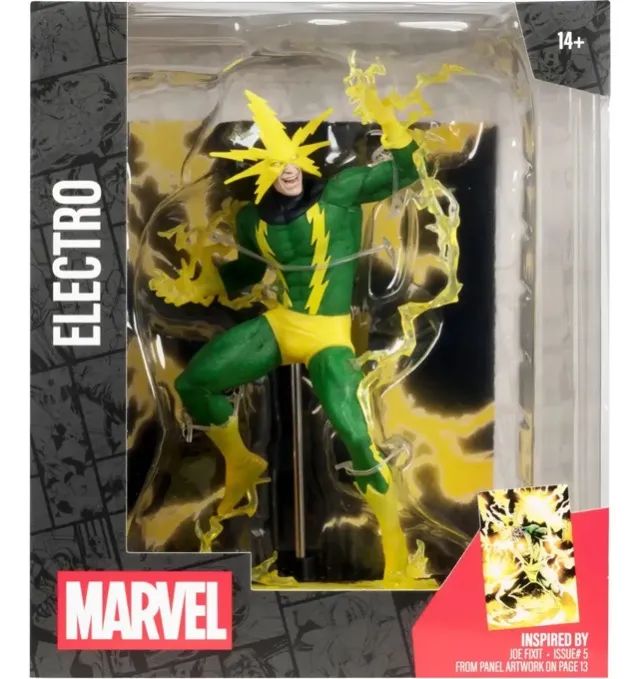 Mcfarlane Marvel Electro 1.10 (novo e lacrado)