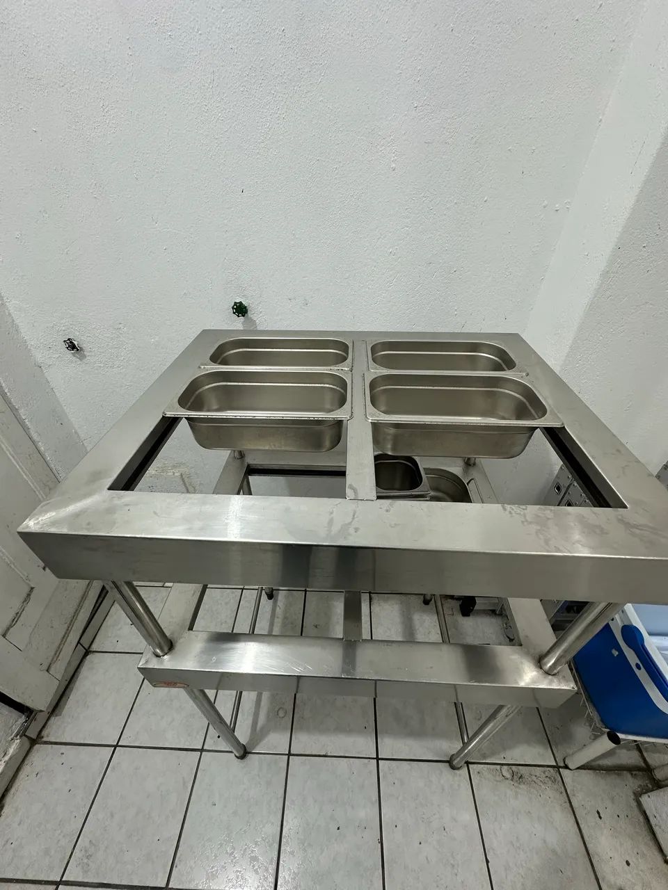 Suporte mesa para alimentos em inox - Foto 4