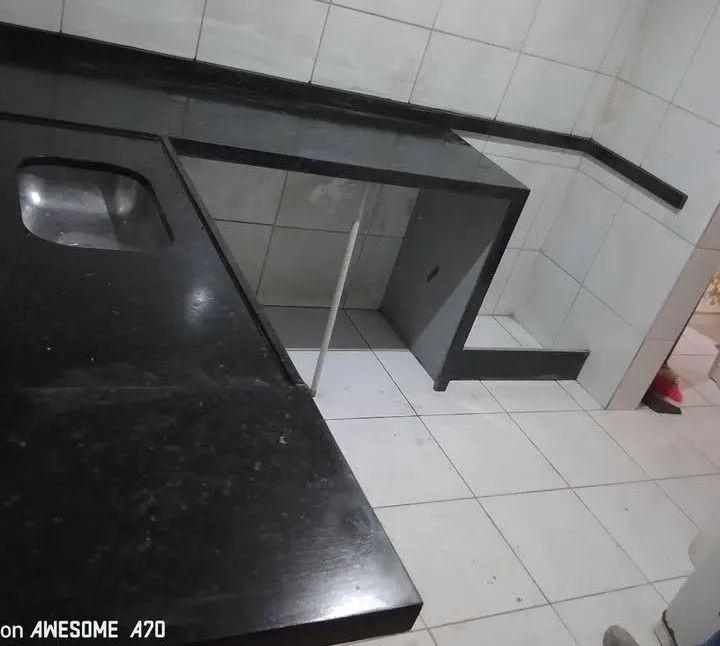 Bancada de cozinha verde Ubatuba 