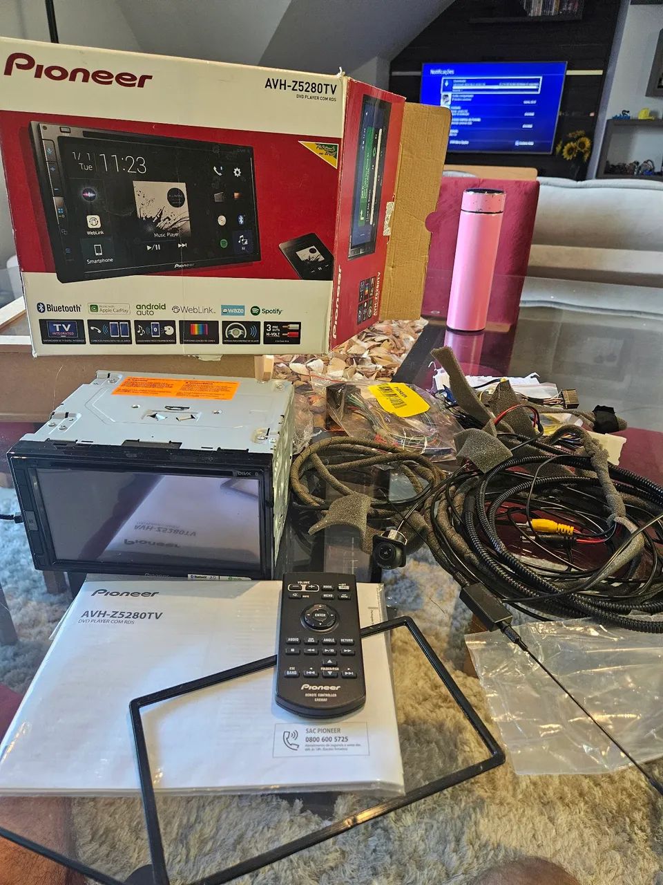 Multimidia Pionner 2DIN completo 