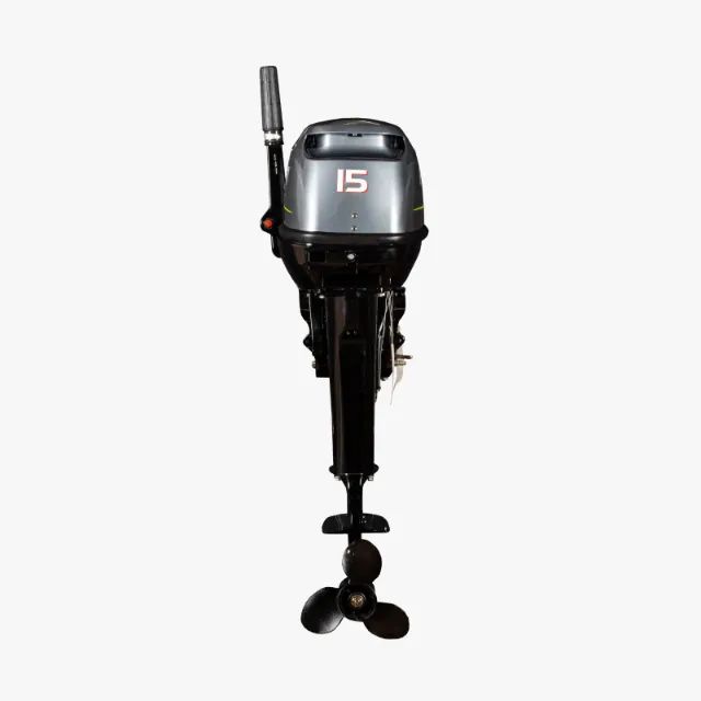 Motor Hidea 15HP Manual Manche Rabeta 20" - Motor de Popa Novo 