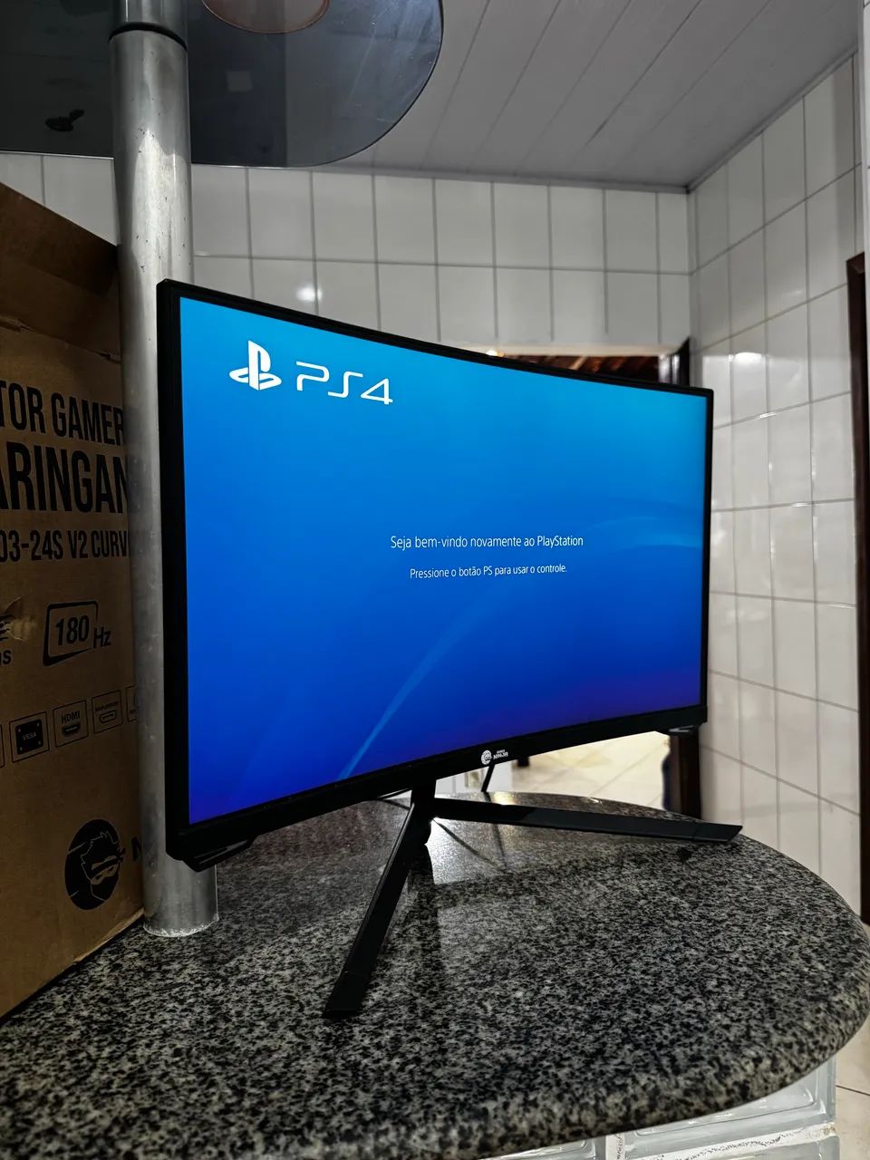 MONITOR GAMER CURVO 24 pol 180hz