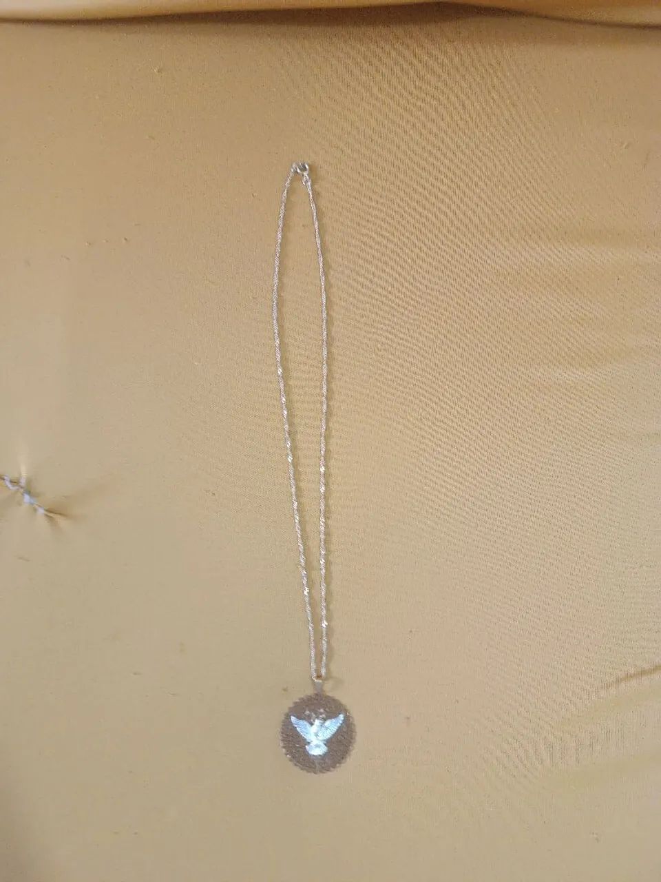 Colar com pingente banhado a ouro  - Foto 2