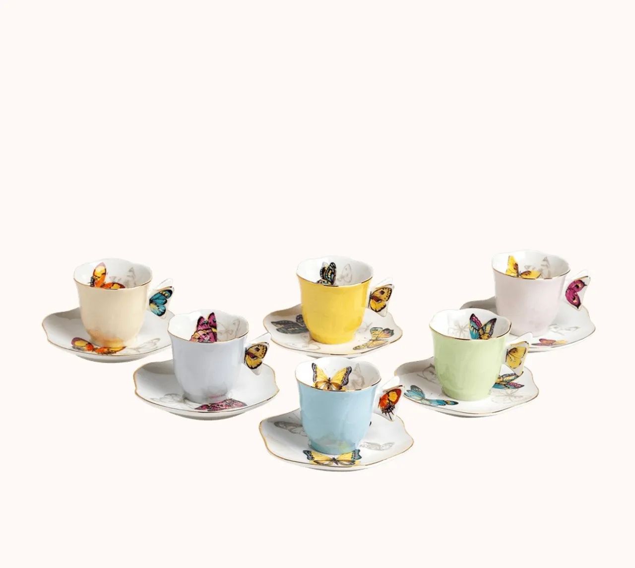 Xícara Borboletas Tania Bulhões - Foto 2