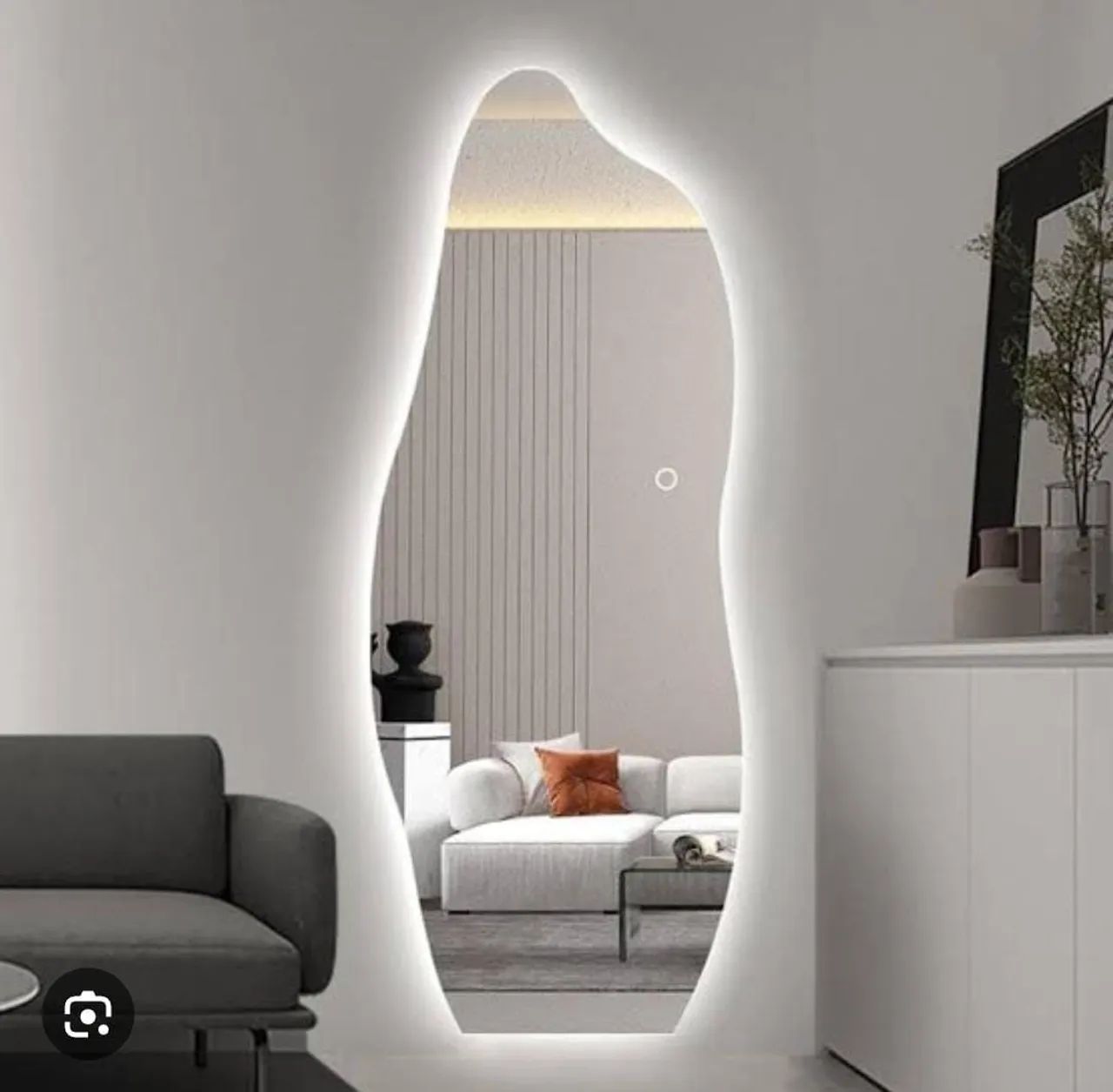 Espelho com led 