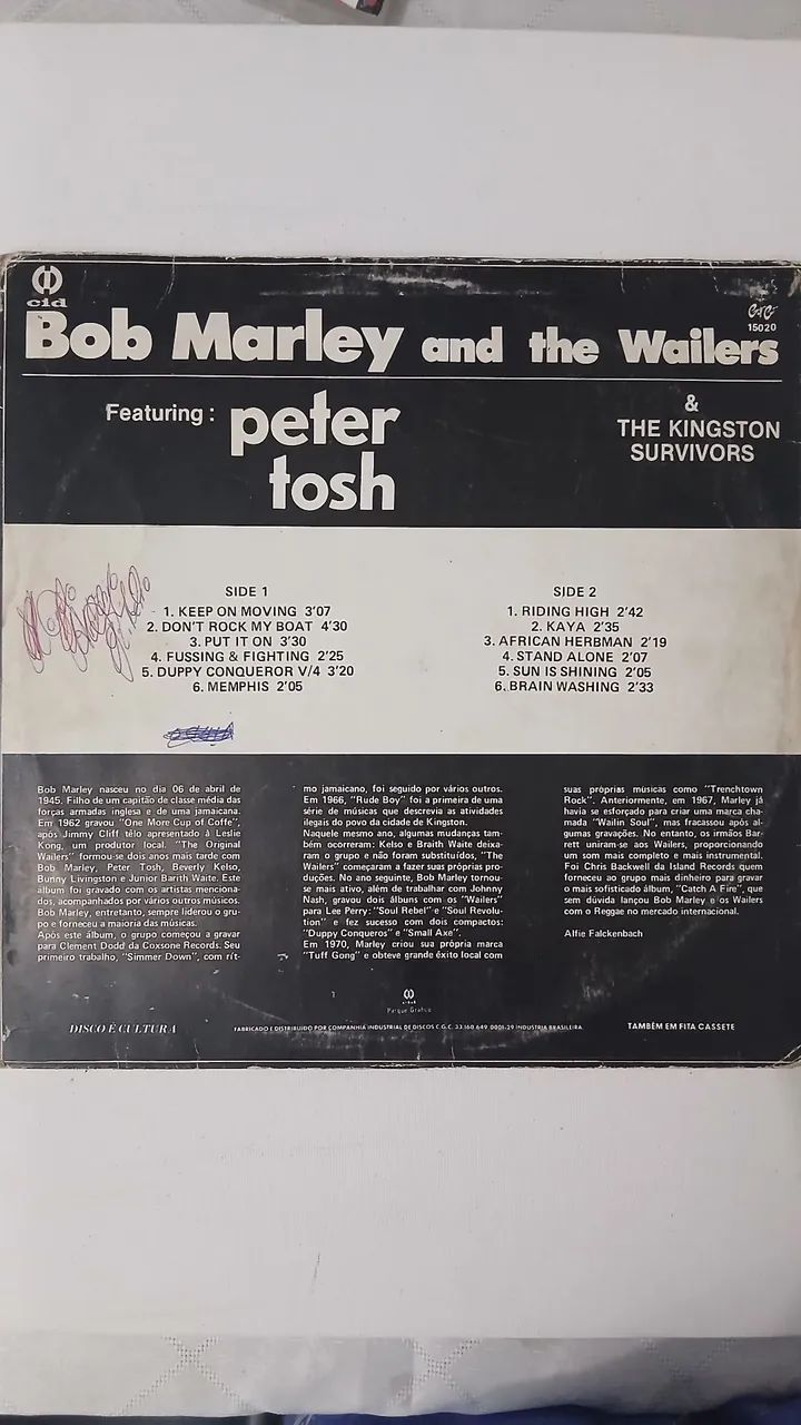 Lp bob marley and the Walters 12 reggae hits usado  - Foto 2