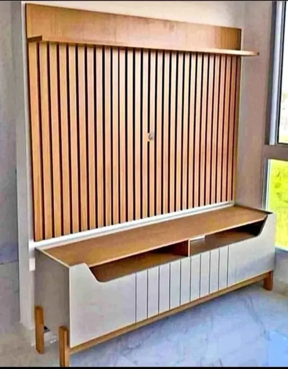 PAINEL TREND + RACK MOEMA  1,80M  100% MDF. PRONTA ENTREGA. - Foto 3