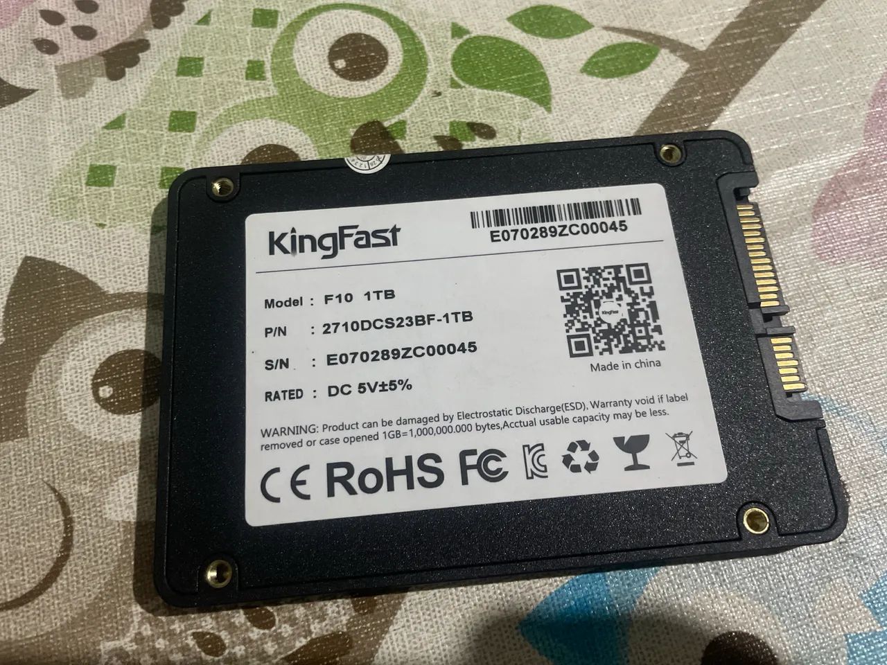 Vendo ssd 1t