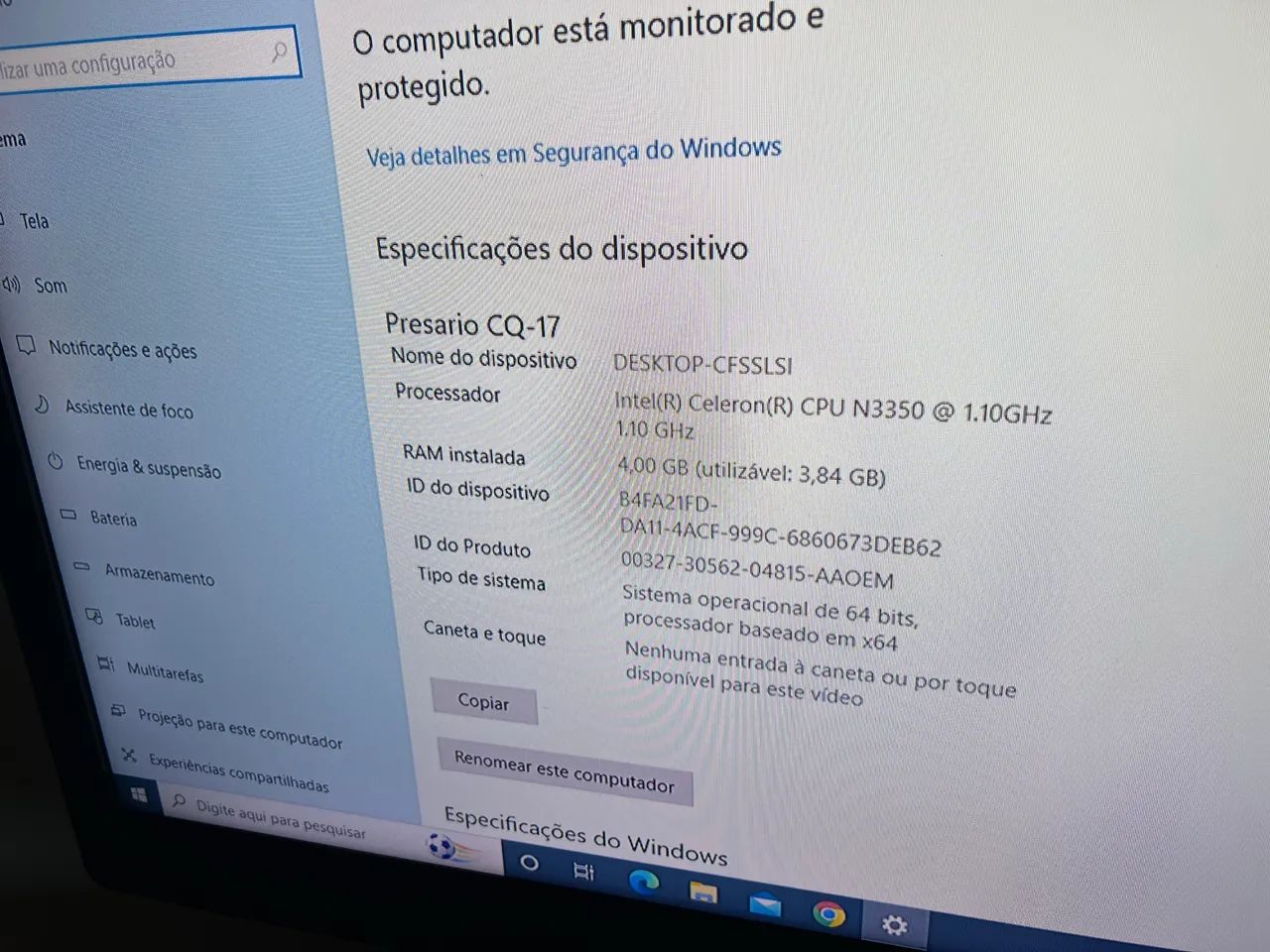 Notebook compaq com avaria  - Foto 4