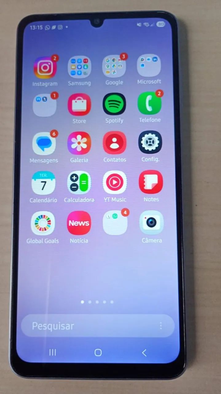 Celular A07 Pouco tempo de uso