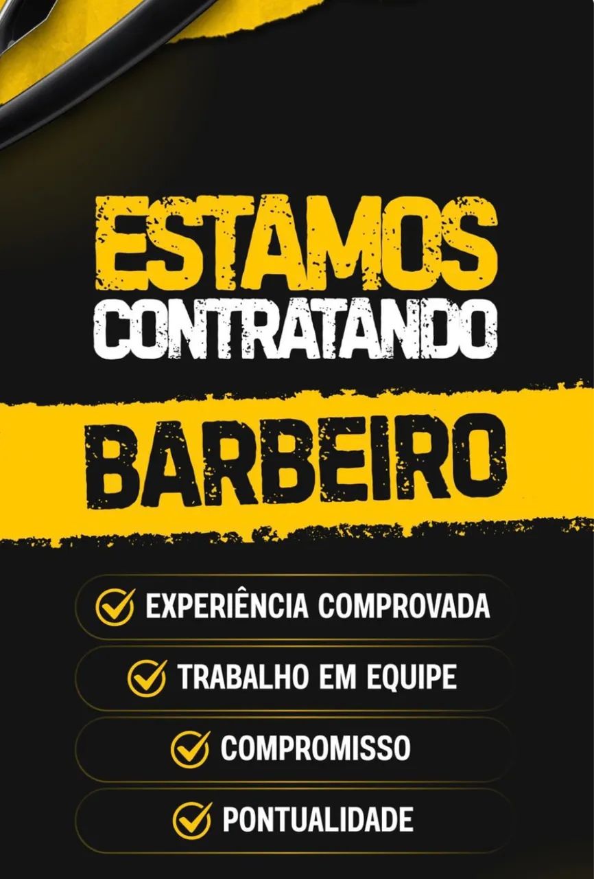 CONTRATA-SE BARBEIRO