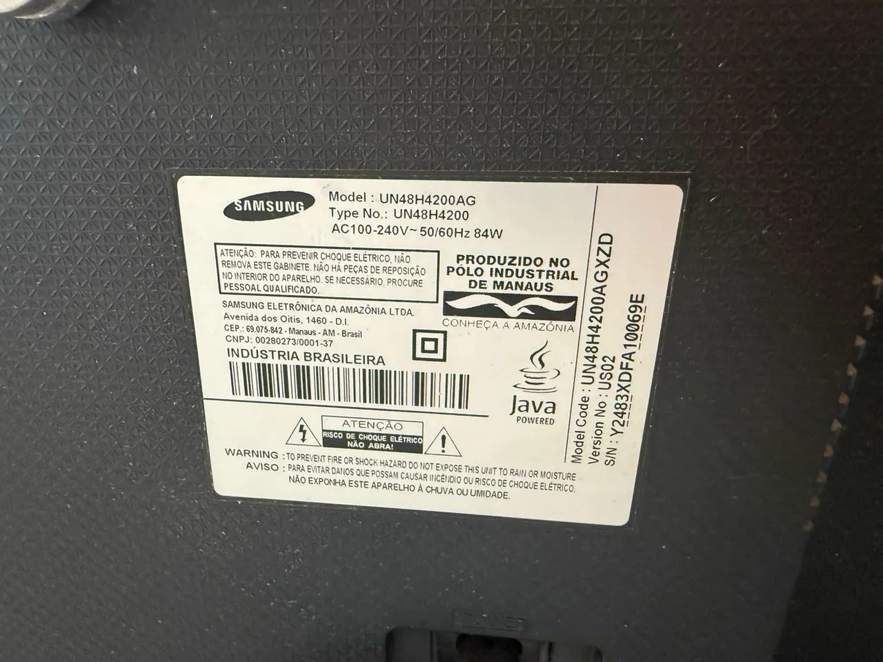 Televisão Samsung 48 polegadas UN48H4200AG HD 1366> 768 pixels - Foto 5